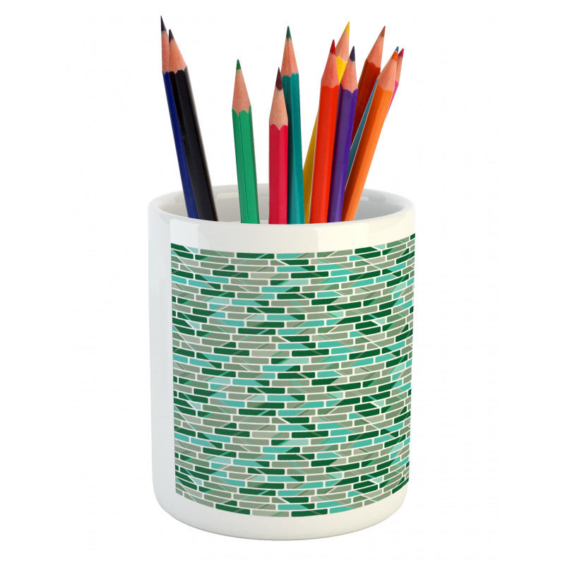 Creative Image with Blocks Pencil Pen Holder