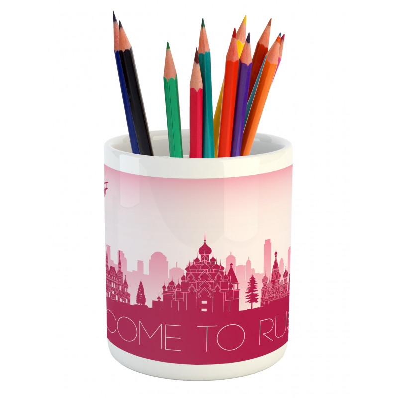 Touristic City Hallmarks Pencil Pen Holder