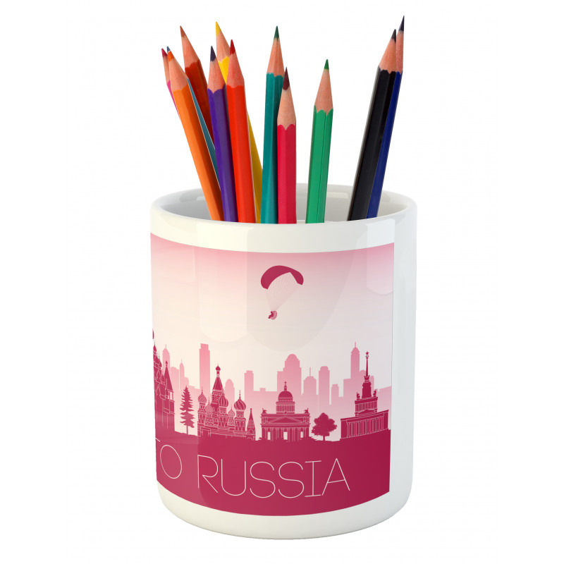 Touristic City Hallmarks Pencil Pen Holder