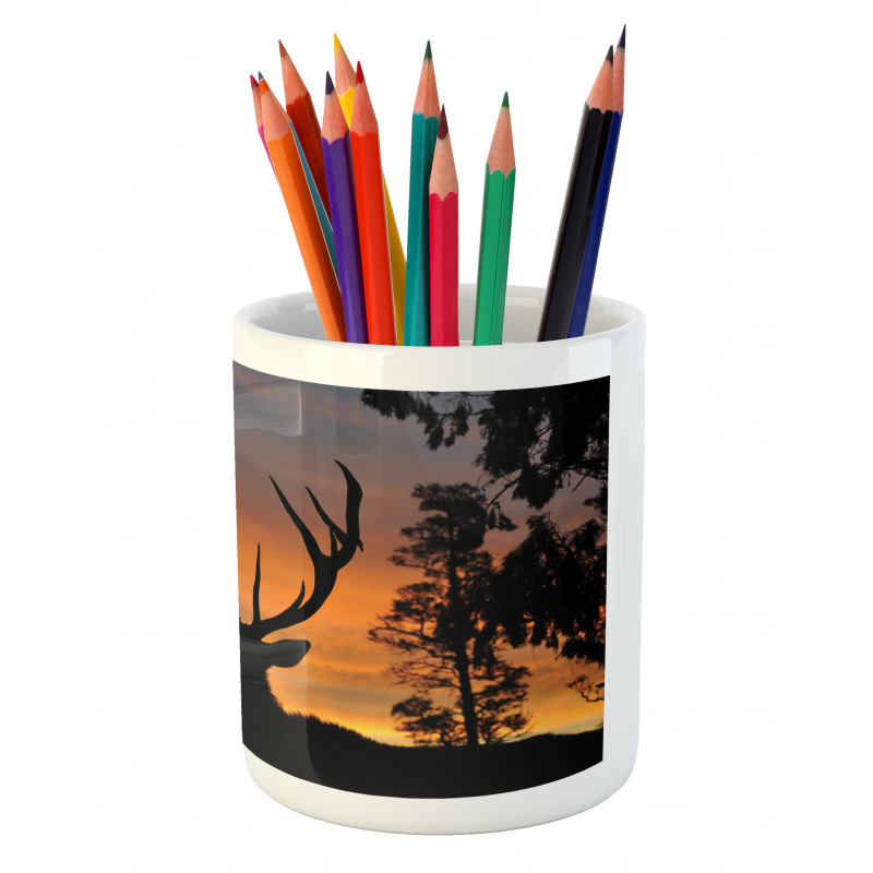 Island New Zealand Pencil Pen Holder