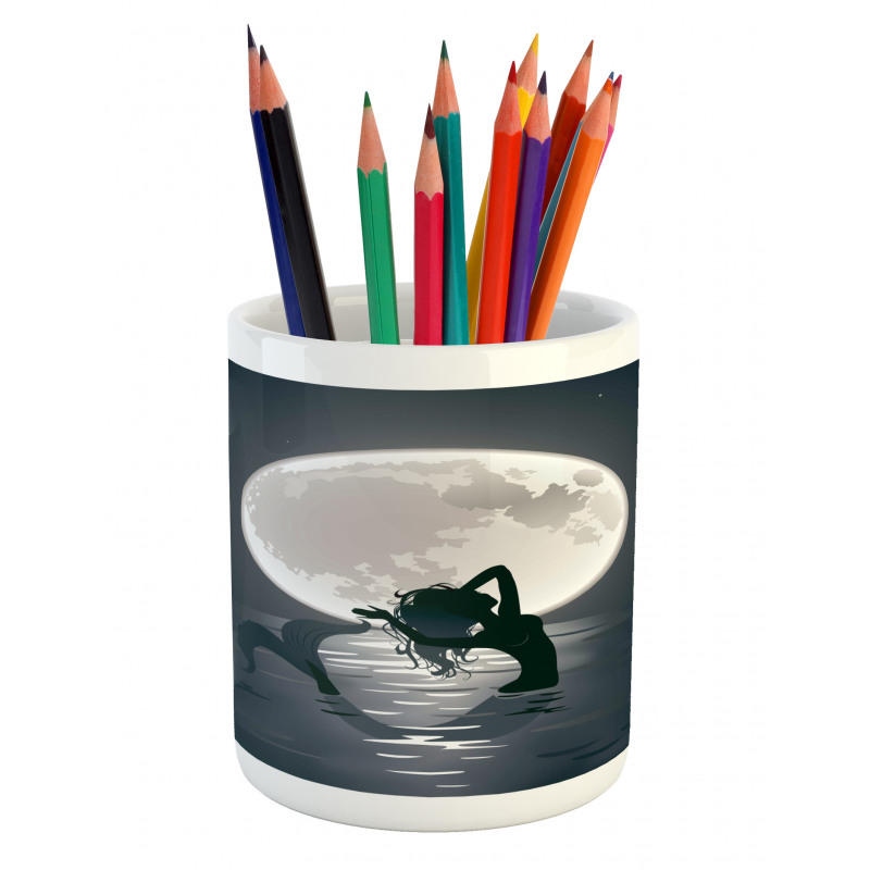 Mermaids at Night Pencil Pen Holder