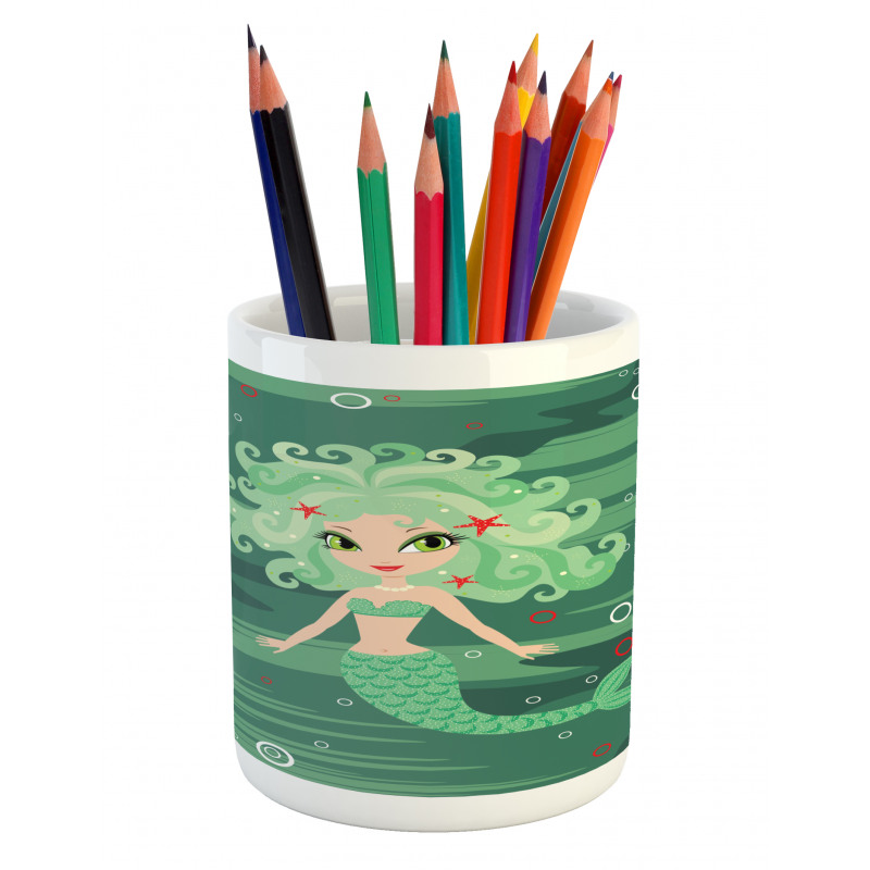 Starfish Sea Cartoon Pencil Pen Holder