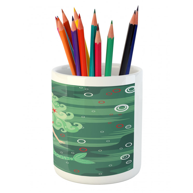 Starfish Sea Cartoon Pencil Pen Holder