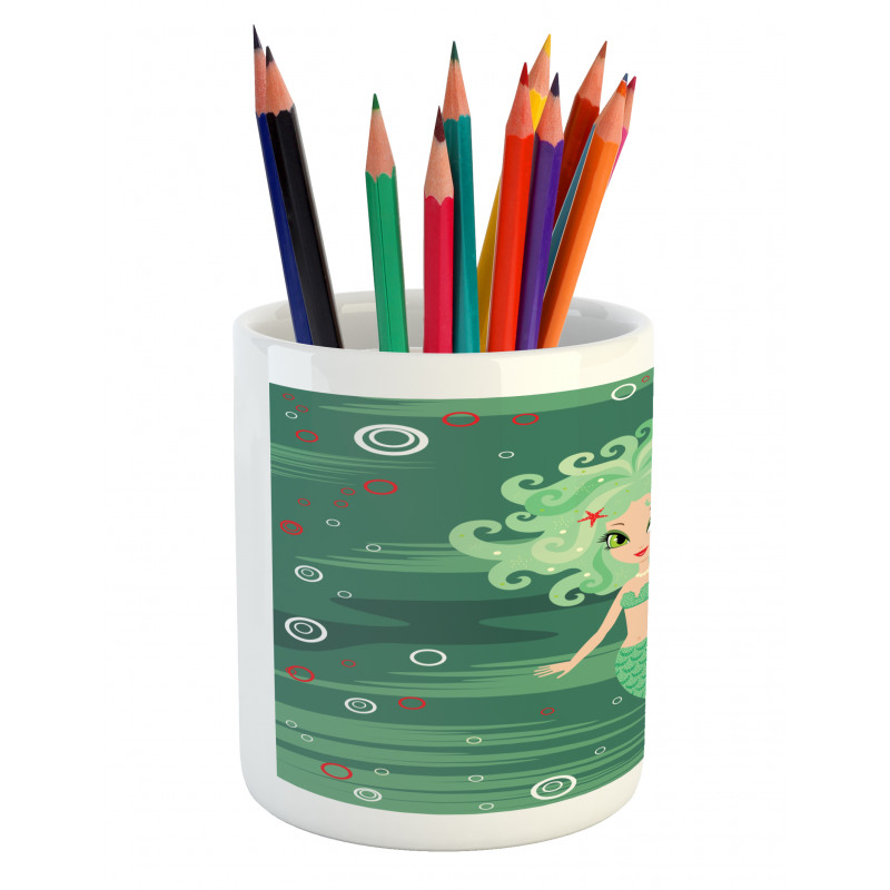 Starfish Sea Cartoon Pencil Pen Holder