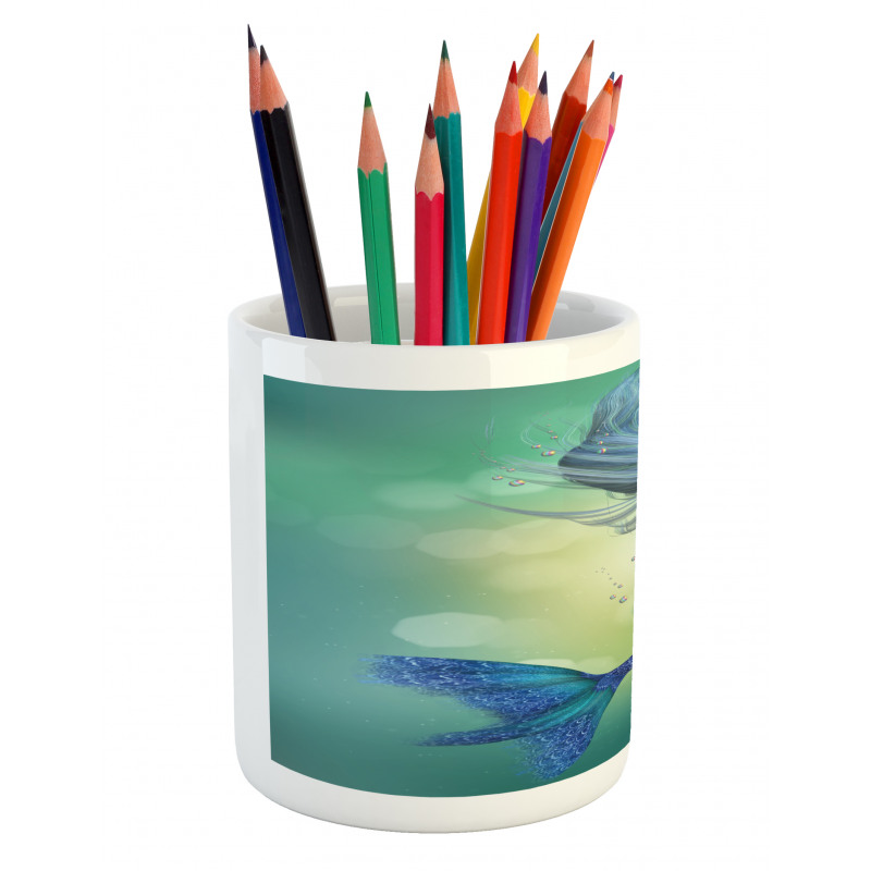 Mermaids Swimming Pencil Pen Holder