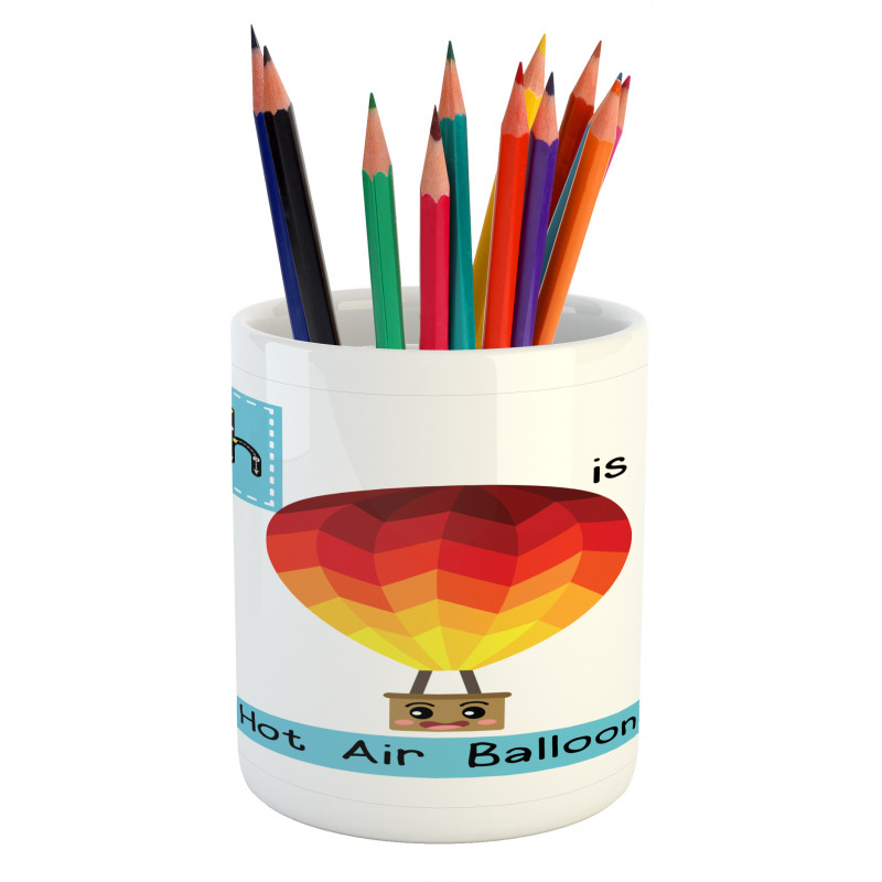 Education Alphabet Pencil Pen Holder