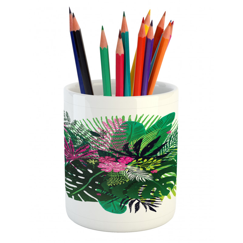 Exotic Bouquet Pencil Pen Holder