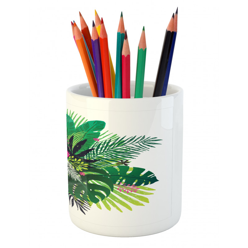 Exotic Bouquet Pencil Pen Holder