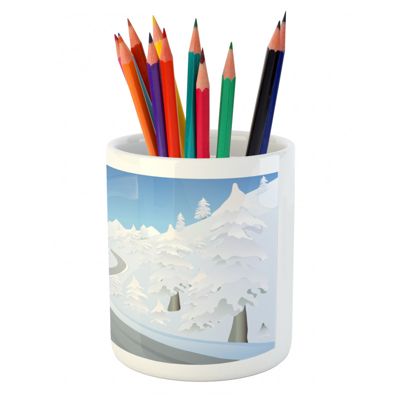 Road into the Mountains Pencil Pen Holder