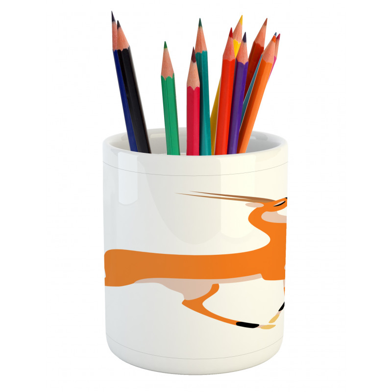 Side View Wildlife Animal Pencil Pen Holder