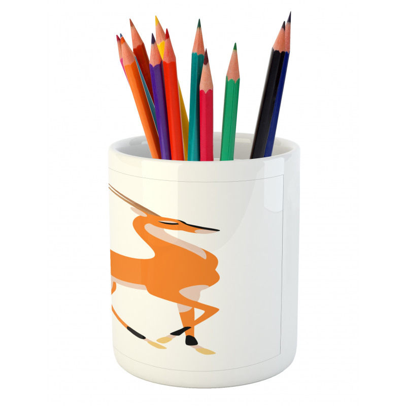 Side View Wildlife Animal Pencil Pen Holder