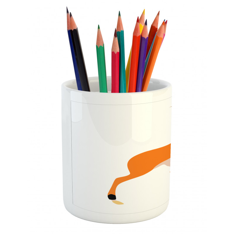 Side View Wildlife Animal Pencil Pen Holder