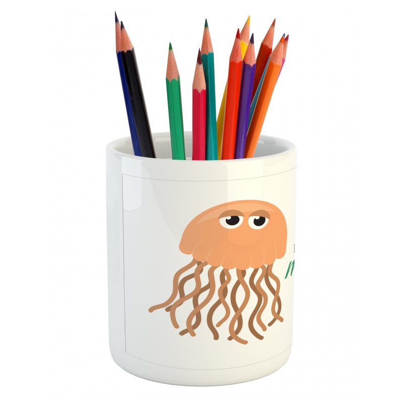 Life is Magnificent Text Pencil Pen Holder