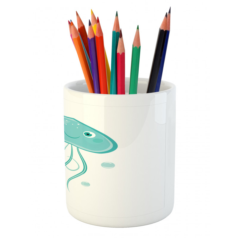 Letter J Cartoon Animal Pencil Pen Holder