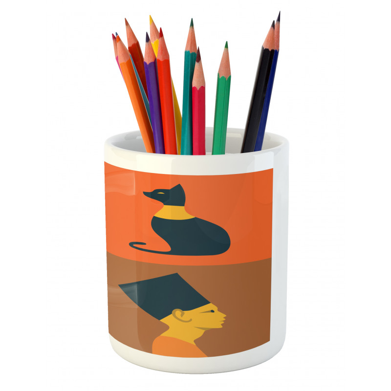 Camel Pyramids Pencil Pen Holder