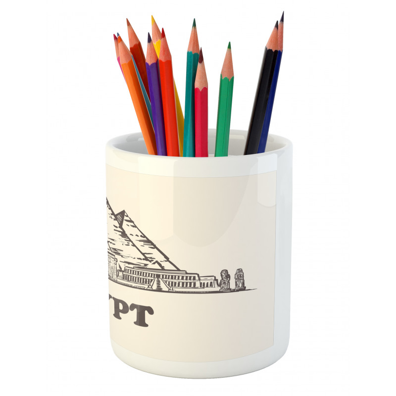 Pyramids Cheops Pencil Pen Holder