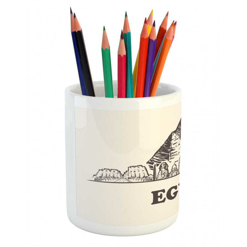 Pyramids Cheops Pencil Pen Holder