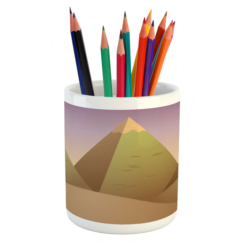 Pyramids Dune Sand Pencil Pen Holder