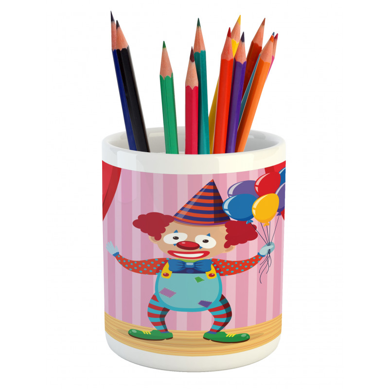 Whimsical Entertainer Stage Pencil Pen Holder