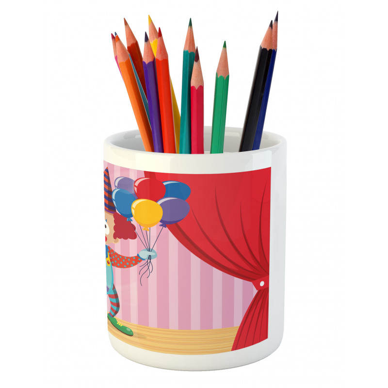 Whimsical Entertainer Stage Pencil Pen Holder