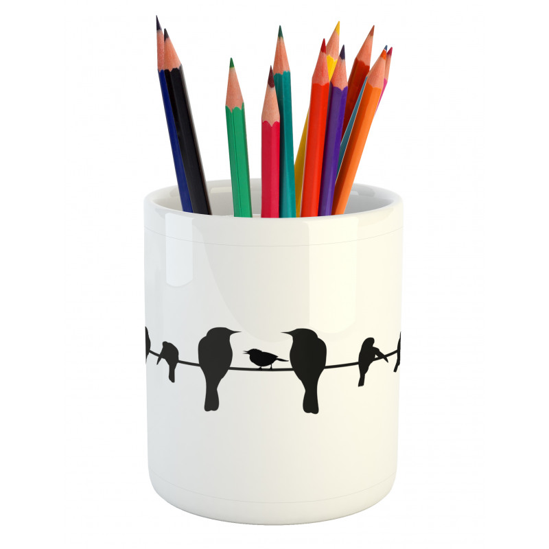 Big Little Avian Art Pencil Pen Holder