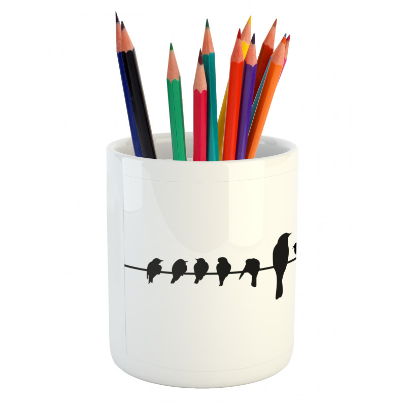 Big Little Avian Art Pencil Pen Holder