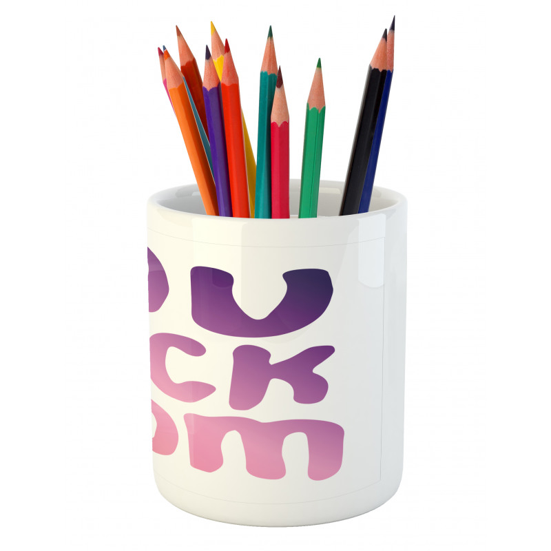 Gradient Mother's Day Art Pencil Pen Holder