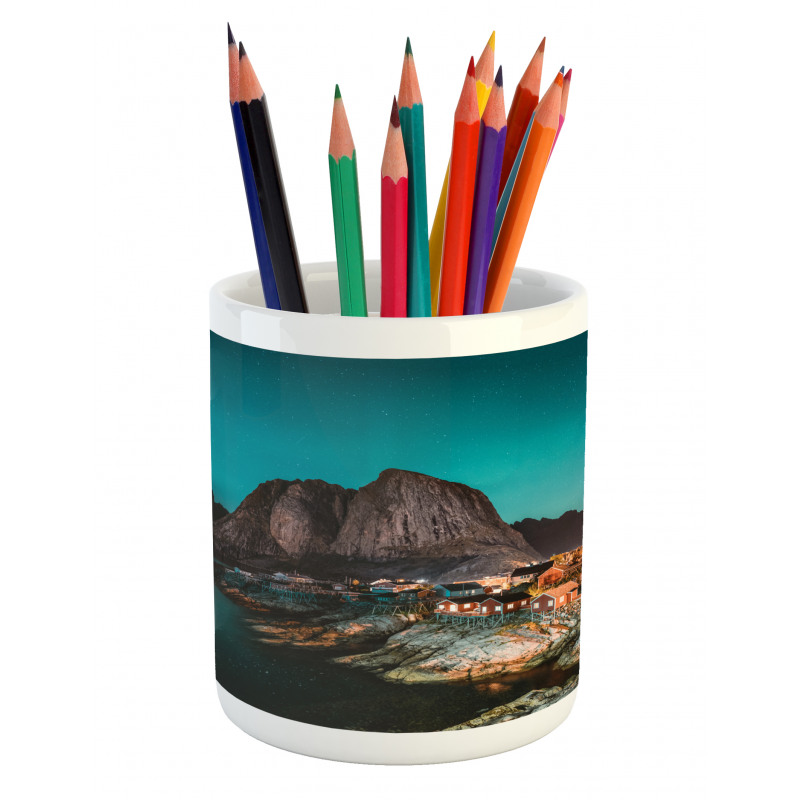 Aurora Borealis Norway Pencil Pen Holder