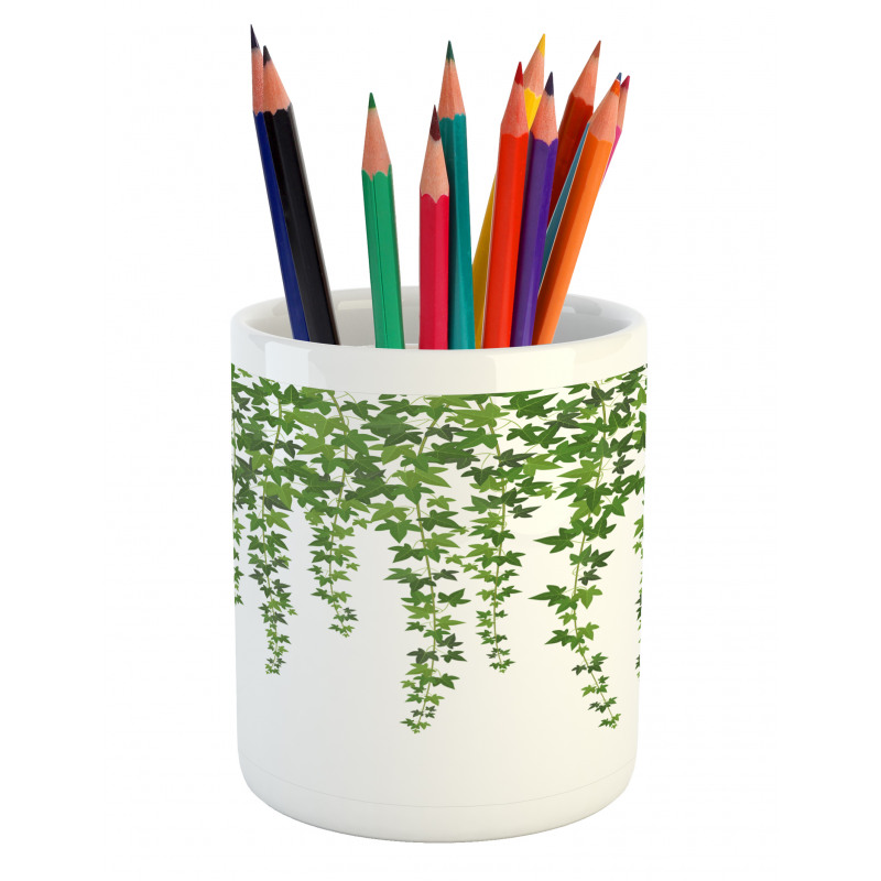 Garden Theme Grape Leaves Pencil Pen Holder