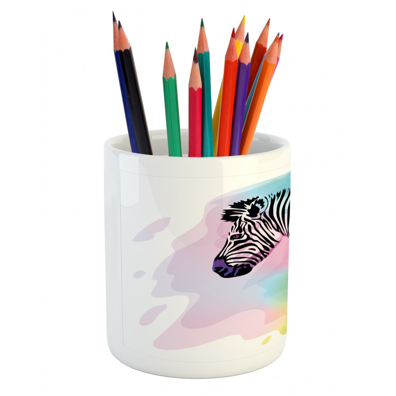 Striped Safari Animal Pencil Pen Holder