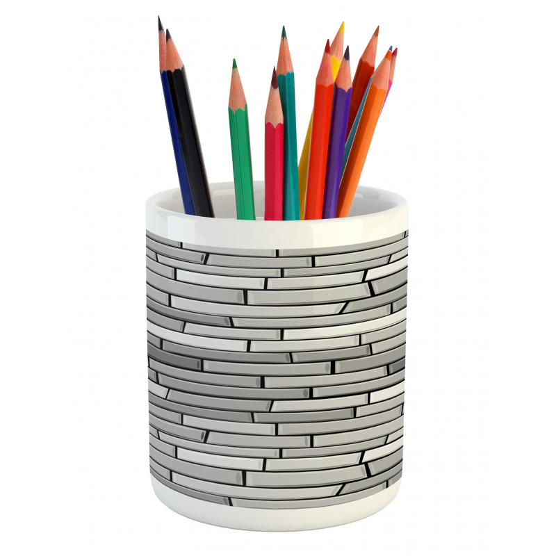 Brick Wall English Style Pencil Pen Holder