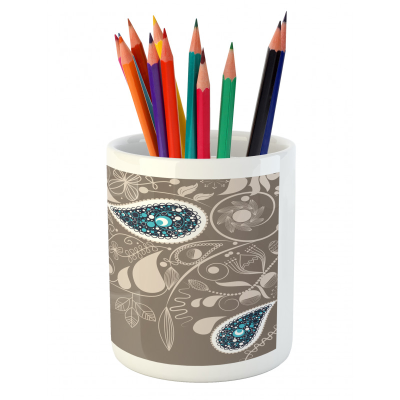 Orienta Swirled Branch Pencil Pen Holder