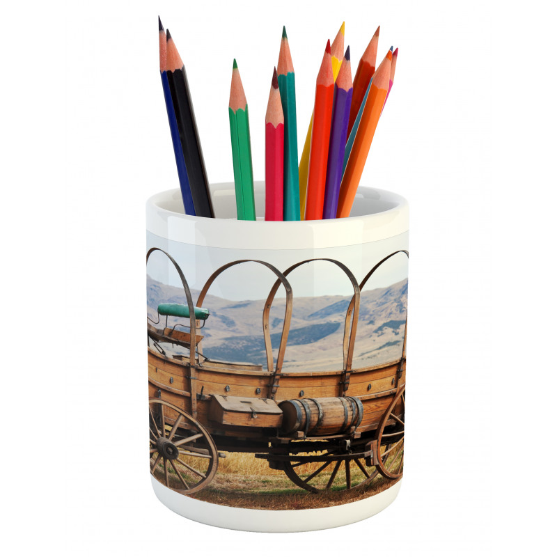 Nostalgic Wild Western Pencil Pen Holder