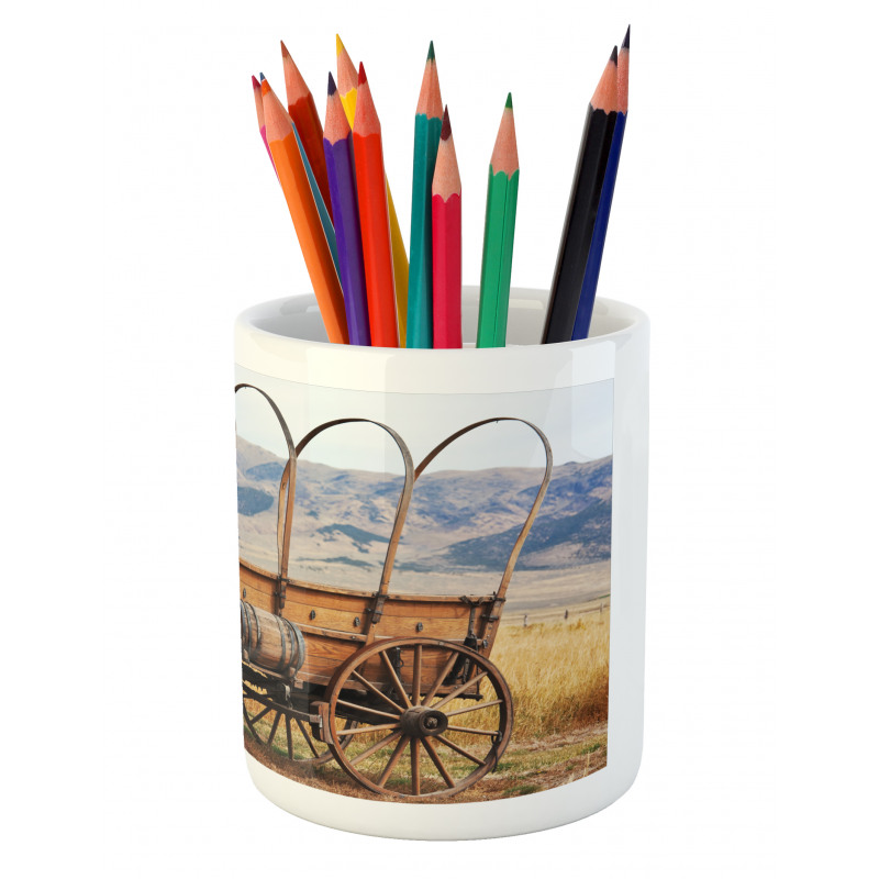 Nostalgic Wild Western Pencil Pen Holder