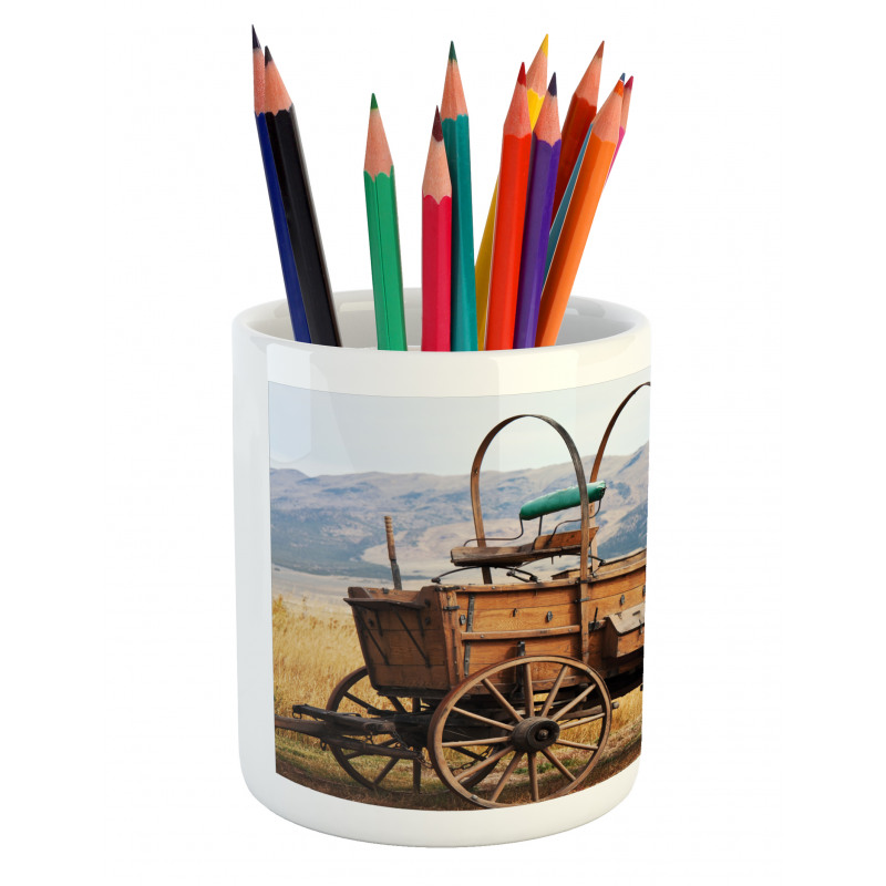 Nostalgic Wild Western Pencil Pen Holder