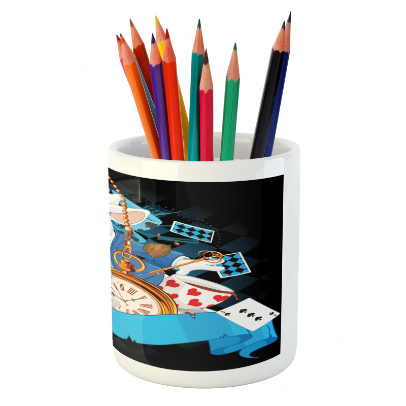 Wonderland Tale Pencil Pen Holder