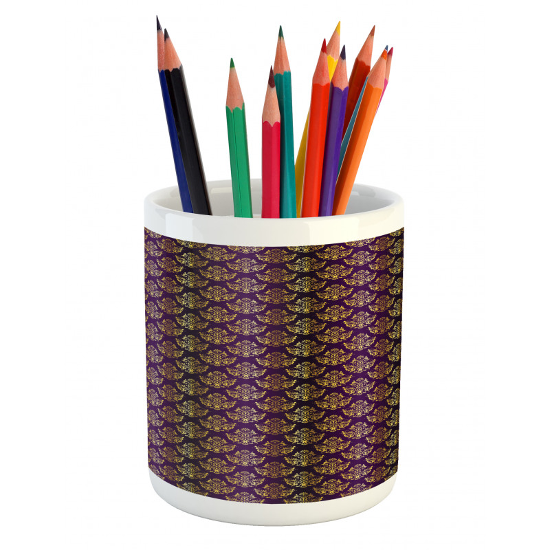 Dots Strokes and Flourishes Pencil Pen Holder