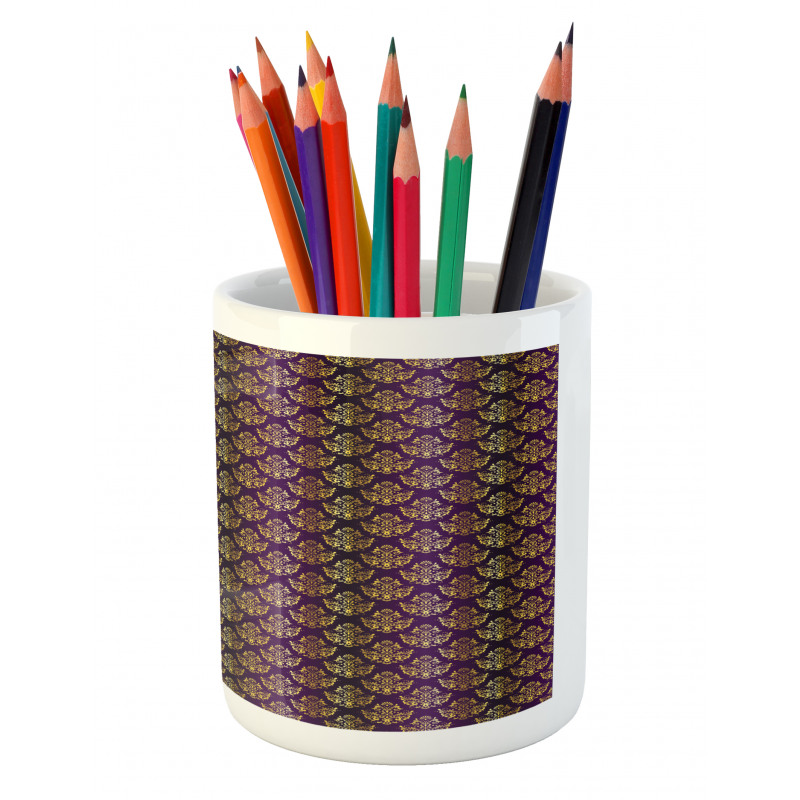 Dots Strokes and Flourishes Pencil Pen Holder