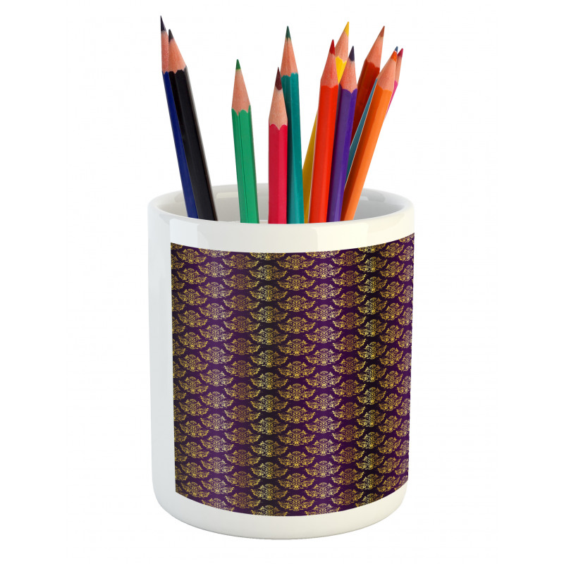 Dots Strokes and Flourishes Pencil Pen Holder