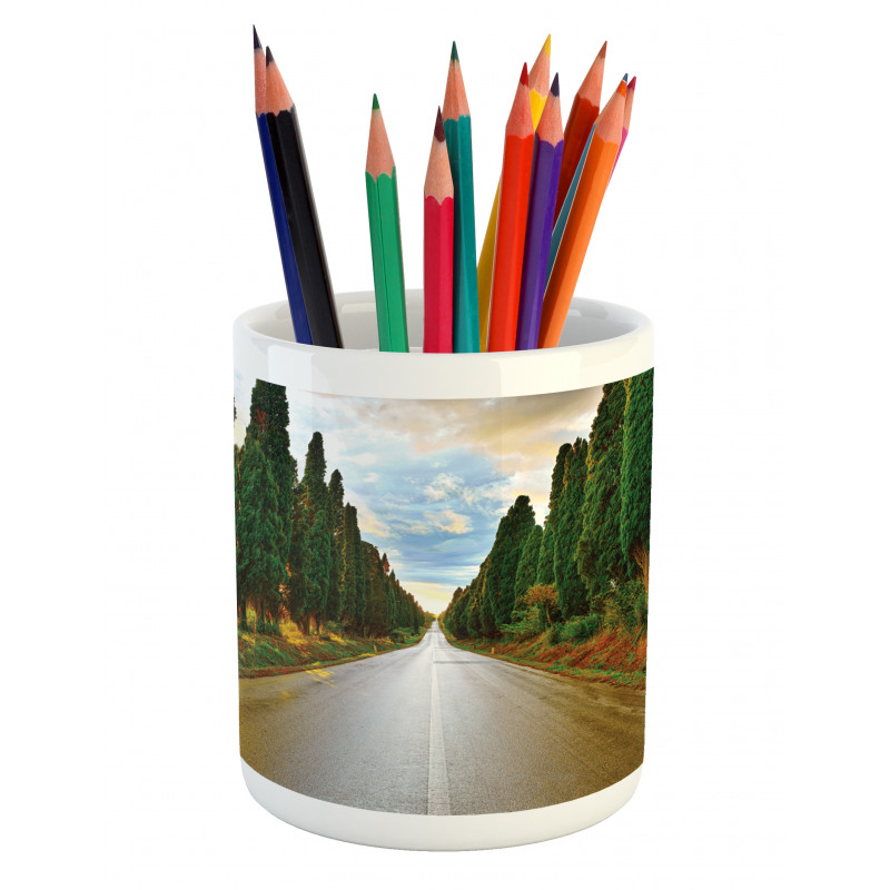 Europe Country Village Pencil Pen Holder