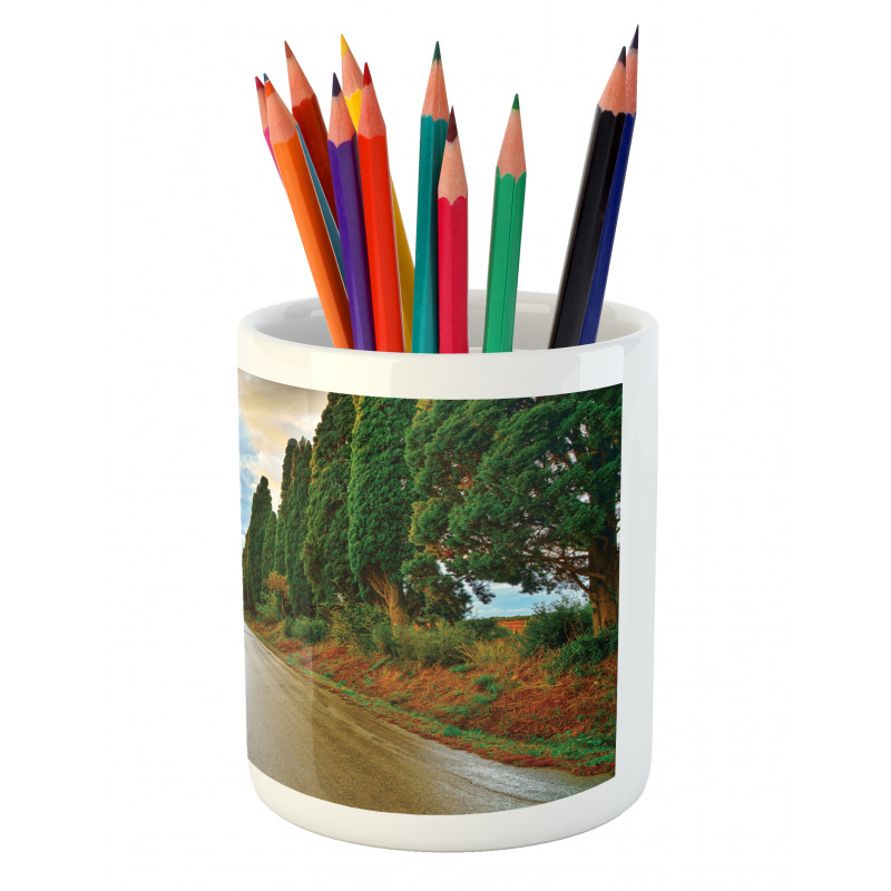 Europe Country Village Pencil Pen Holder