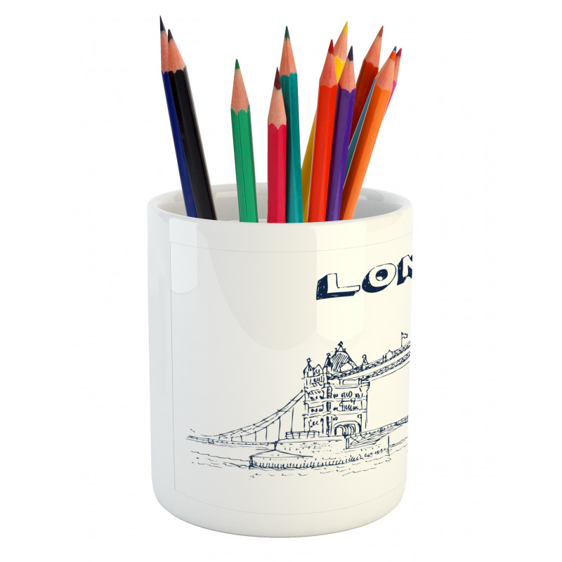 Europe Big Ben Landmark Pencil Pen Holder