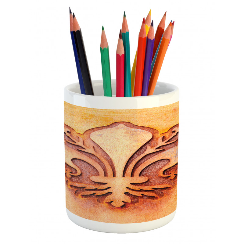 Floral Royal France Pencil Pen Holder