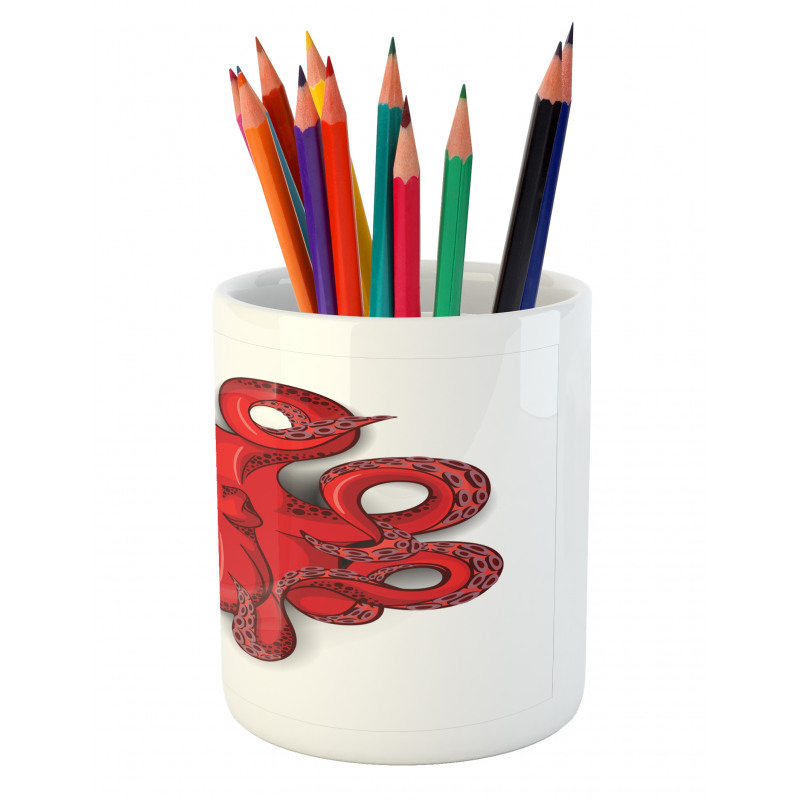 Octopus Animal Marine Pencil Pen Holder