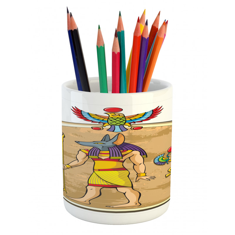 Anubis Ancient Myth Pencil Pen Holder