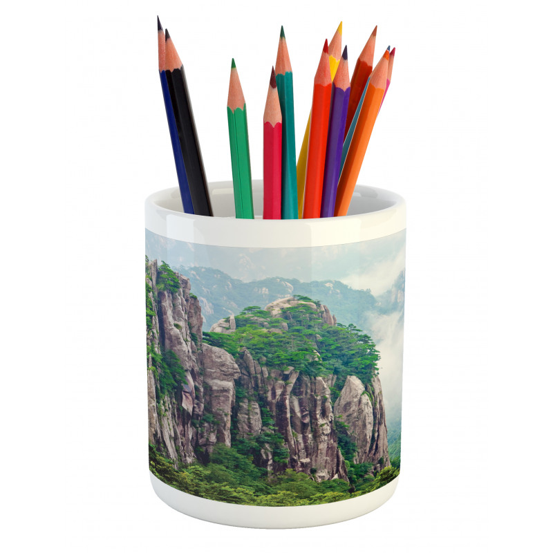 China Landscape Nature Pencil Pen Holder