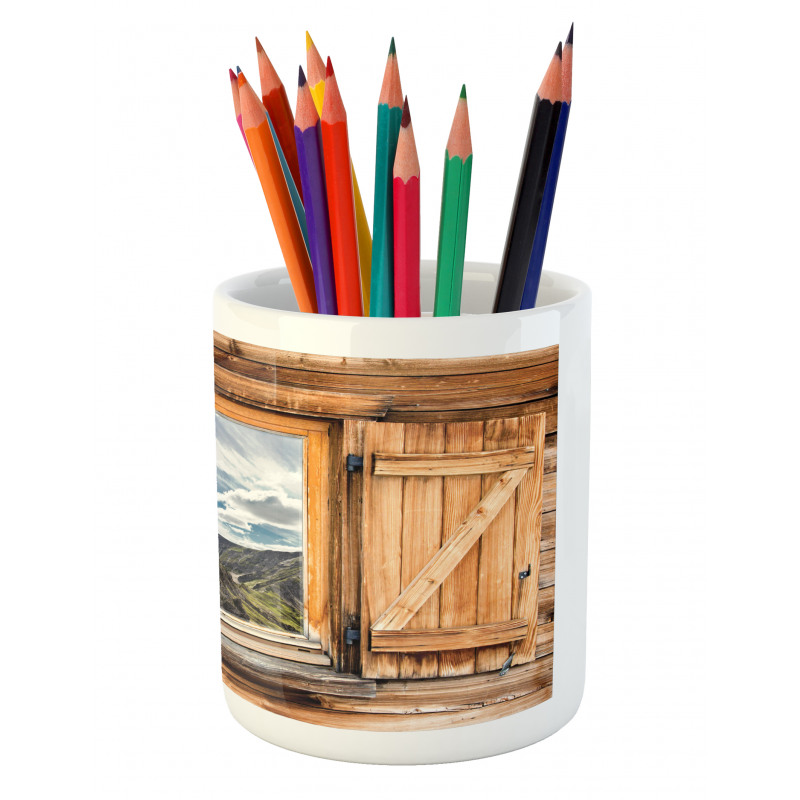 Mountains and Valleys Pencil Pen Holder