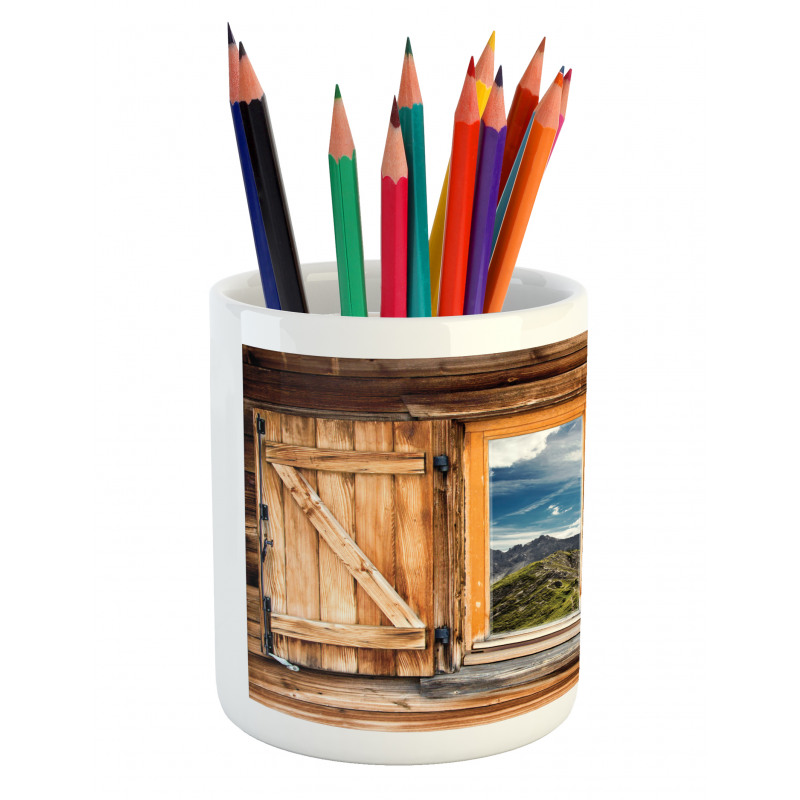 Mountains and Valleys Pencil Pen Holder