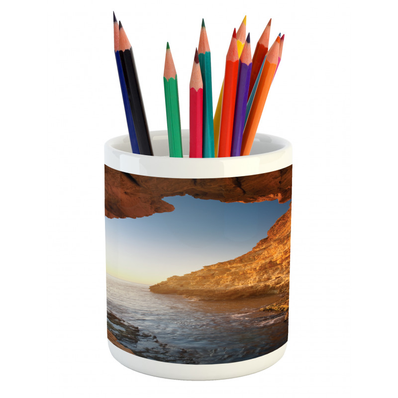 Sunset Pacific Paradise Pencil Pen Holder