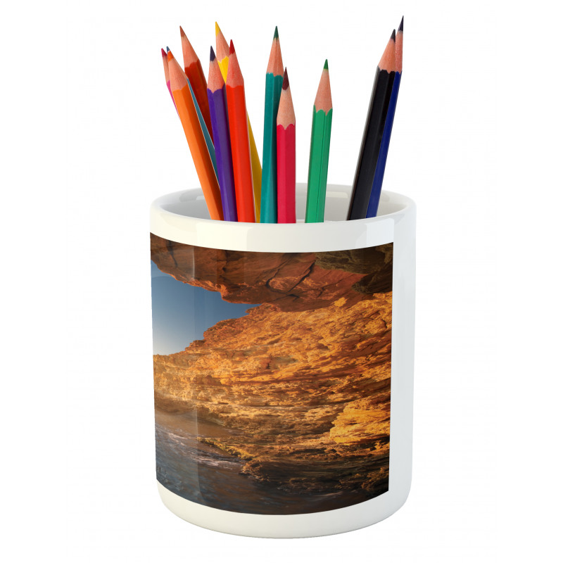 Sunset Pacific Paradise Pencil Pen Holder